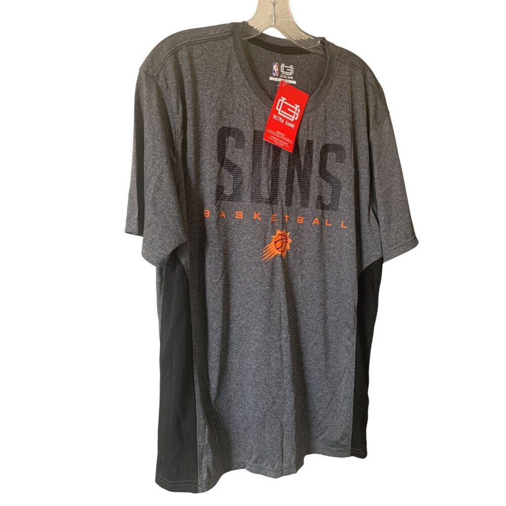 Nba Phoenix Suns Basketball Ultra Game Heather Gray Graphic Tee Shirt Size XL